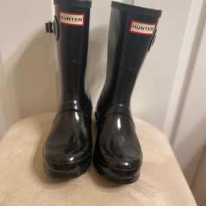 Classic Hunter Rain Boots Black Size 6